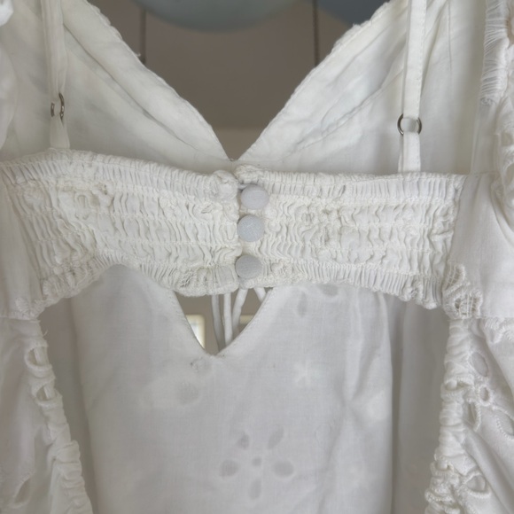 For Love And Lemons Cream Eyelet Dress - Picture 3 of 6